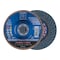 Pferd 5" x 7/8" A.H. POLIFAN Flap Disc - Z SGP STRONG STEEL, Zirconia, 50 Grit, Conical 62957 - alternate 1